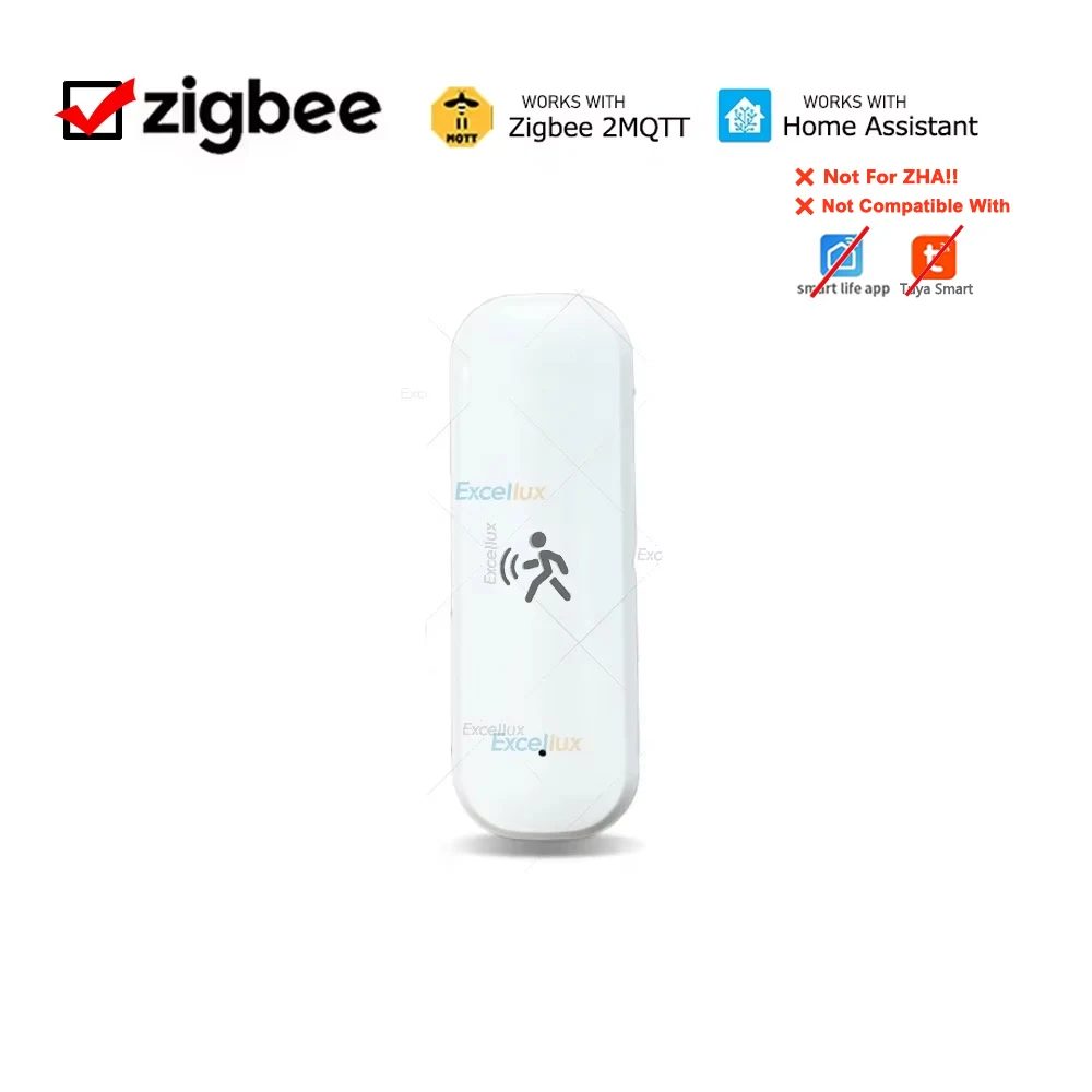 ZigBee Human Motion Sensor Radar Mmwave Temperatur- und Feuchtigkeitssensor Sicherheit Einbrecher funktioniert mit Home Assistant Zigbee2MQTT