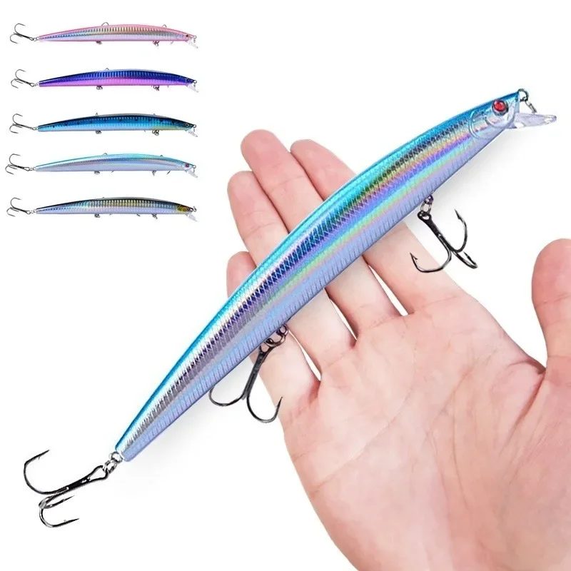 16 farben 18 cm 24g Minnow Angeln Locken Laser Crankbait Harte Künstliche Köder Kunststoff Große Gefälschte Fisch Lockt meer Angeln Köder