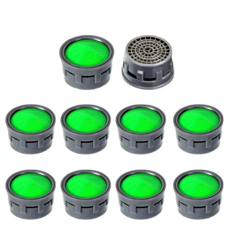 10 Stück Waschbecken-Wasserhahn-Filter, Wasserhahn-Kunststoffeinsatz, Ersatzdüsenfilter ? Ersatzteile für Wasserhahn-Durchflussbegrenzer