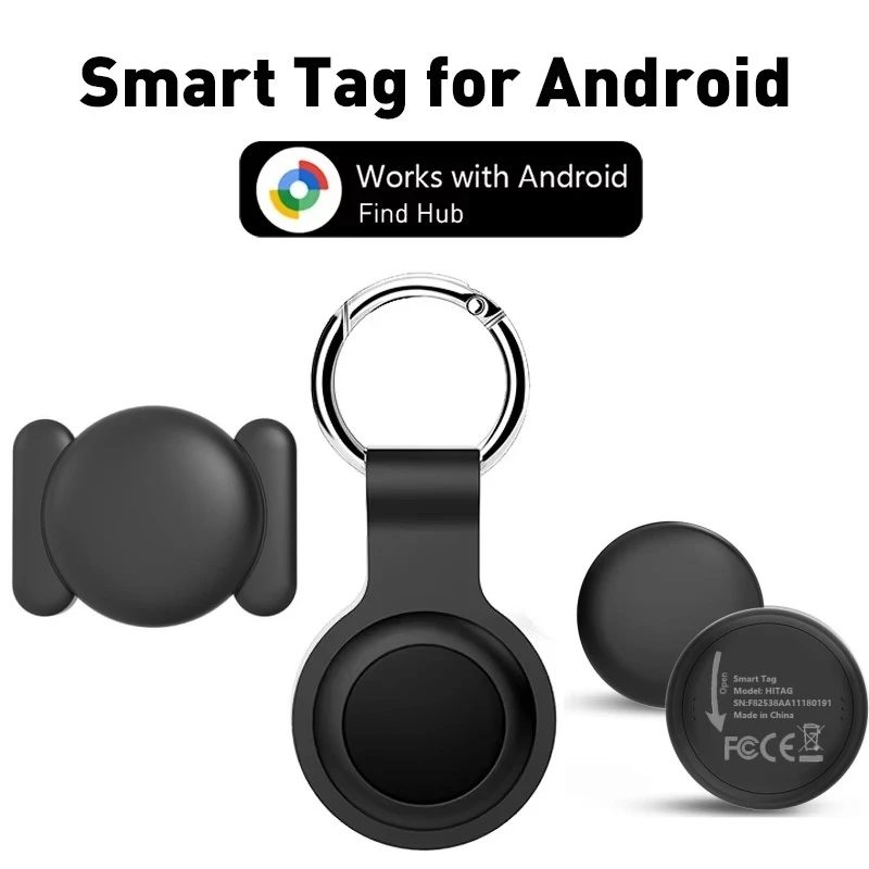 Der intelligente Android-Tracker funktioniert mit Google's Find Hub App für Samsung Moto Finder Items Security Locator Schutzhülle optional