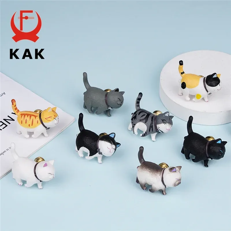 KAK Schrankknöpfe in Tierform, Griffe für Kinderzimmer, schöne dekorative Wandhaken, Hüte, Kleidung, Aufhängehaken, Möbelgriff