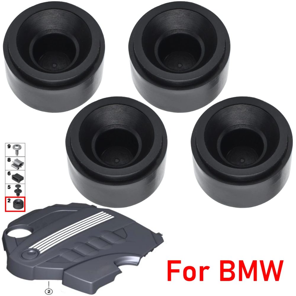 Für BMW 4 5 6 7 SERIE F32 F33 F36 E60 E61 F07 F10 F11 G30 G31 F06 F12 F13 F32 F01 F02 Motor Abdeckung Trim Gummi Halterungen Gummi