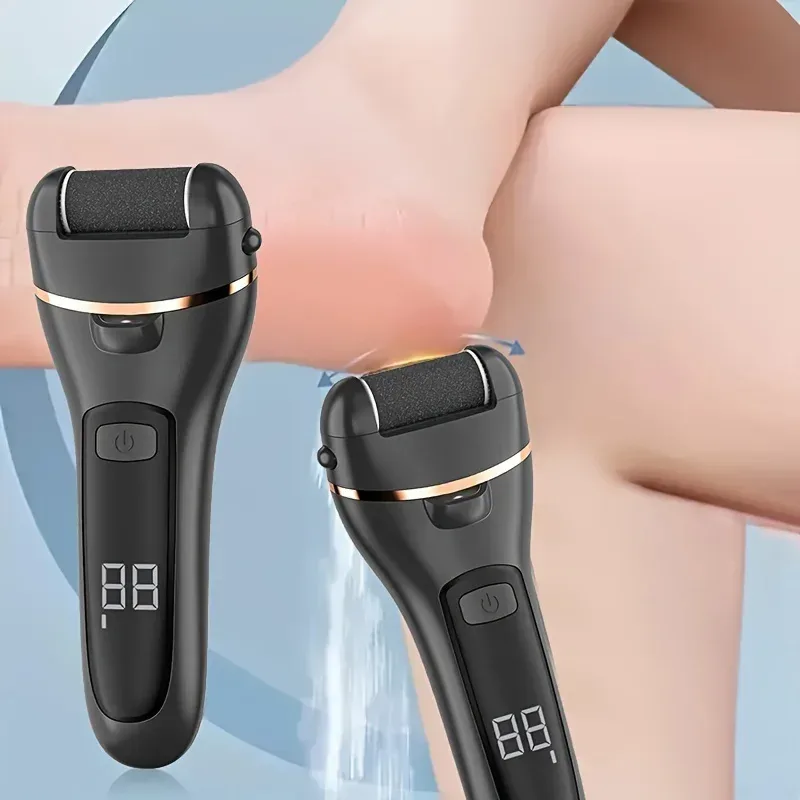 Wiederaufladbarer elektrischer Fußschleifer ? USB-betriebener Hornhautentferner mit einstellbaren Geschwindigkeiten, für Pediküre und Selbstpflege von Männern und Frauen