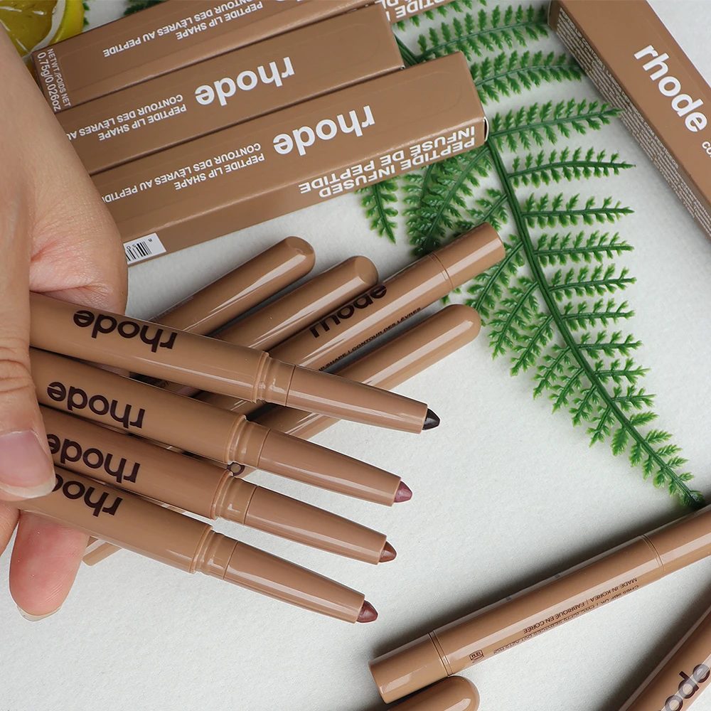 Rhode Skin Peptide Lip Shape Pen Lipliner Langanhaltender Lippenstift-Stift Make-up Lippenstift Puder Rouge Gloss Make-up