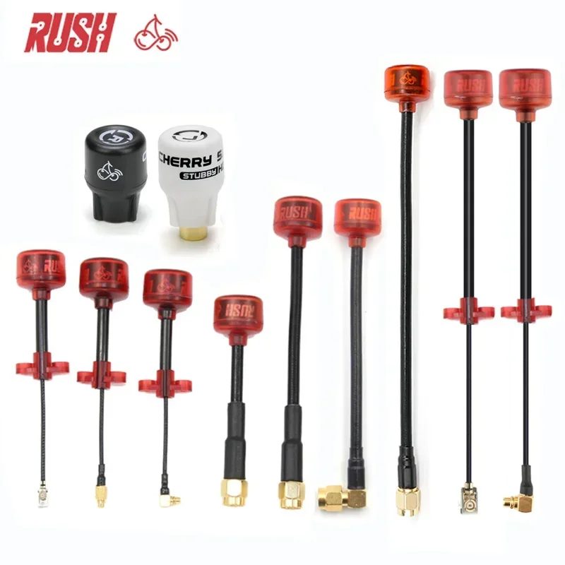 Rush Cherry FPV 5,8G Antenne SMA MMCX UFL LHCP RHCP lange palette Antenne Stecker Adapter Stubby Für Racing Drone Brille