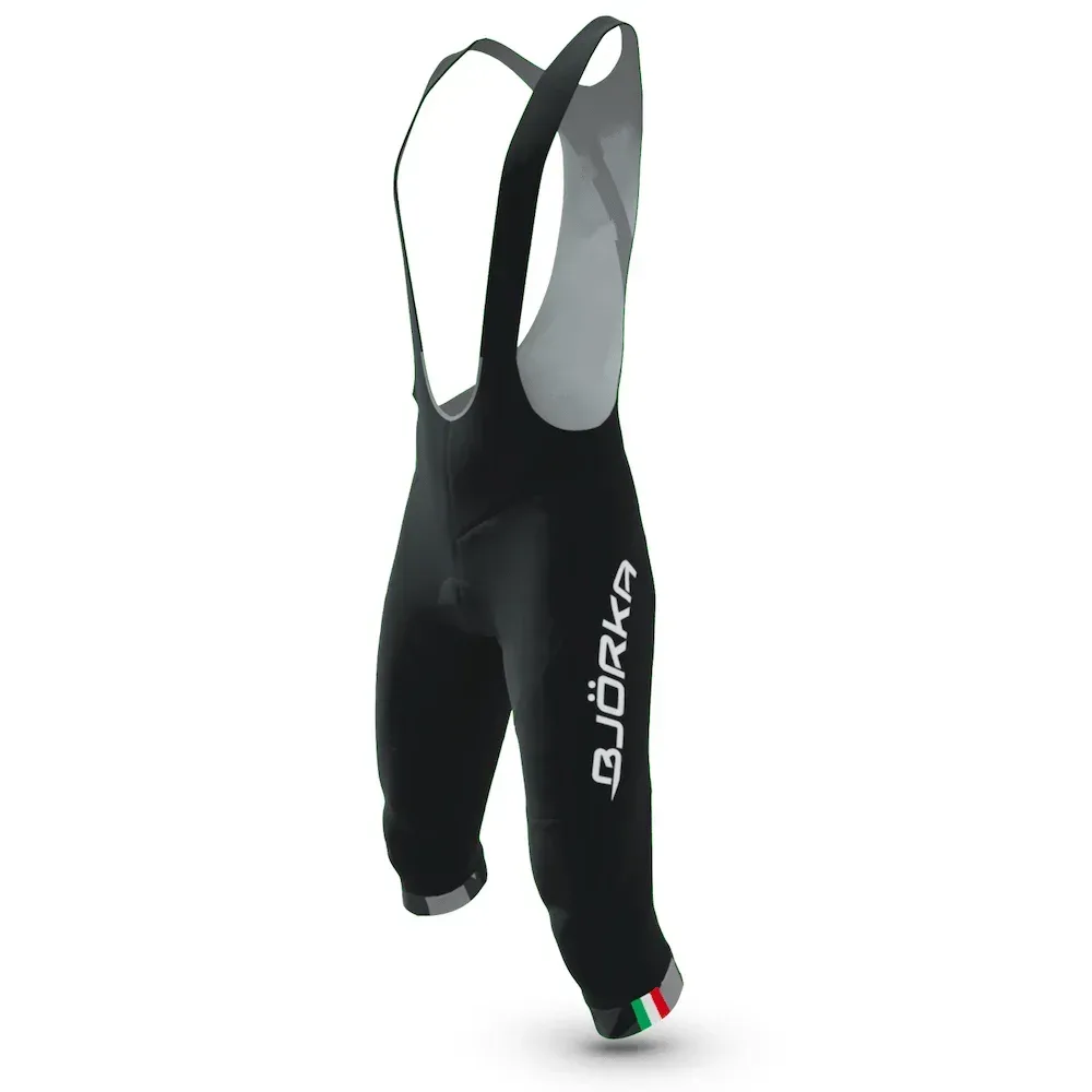 BJORKA Radfahren 3/4 Hosen Europäischen männer Sportwear Schützen Die Knie Shorts Mtb Rennrad Rennen Knickers Ciclismo Gel Pad Hosen