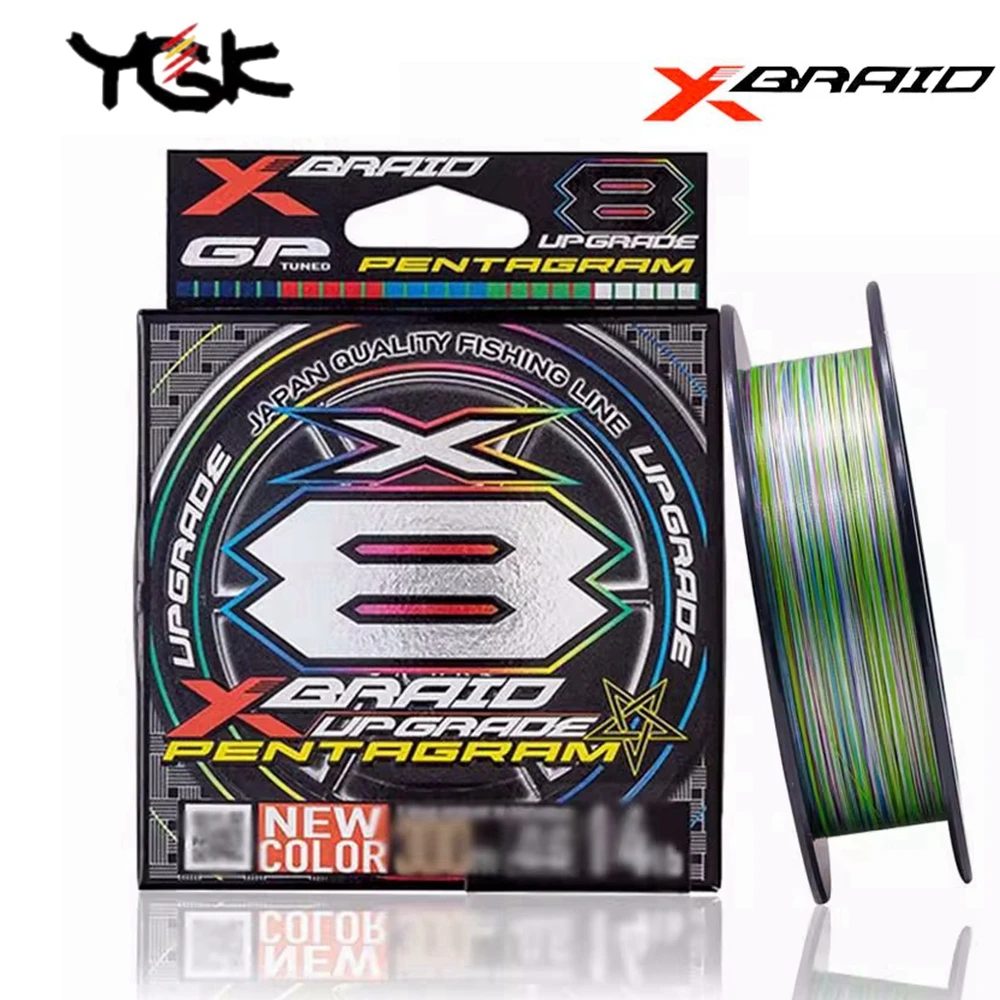 Original YGK X-BRAID UPGRADE PENTAGRAM Angelschnur Neue Farbe Multifilament X8 PE-Schnur Hergestellt in Japan 150M/200M 14LB-60LB