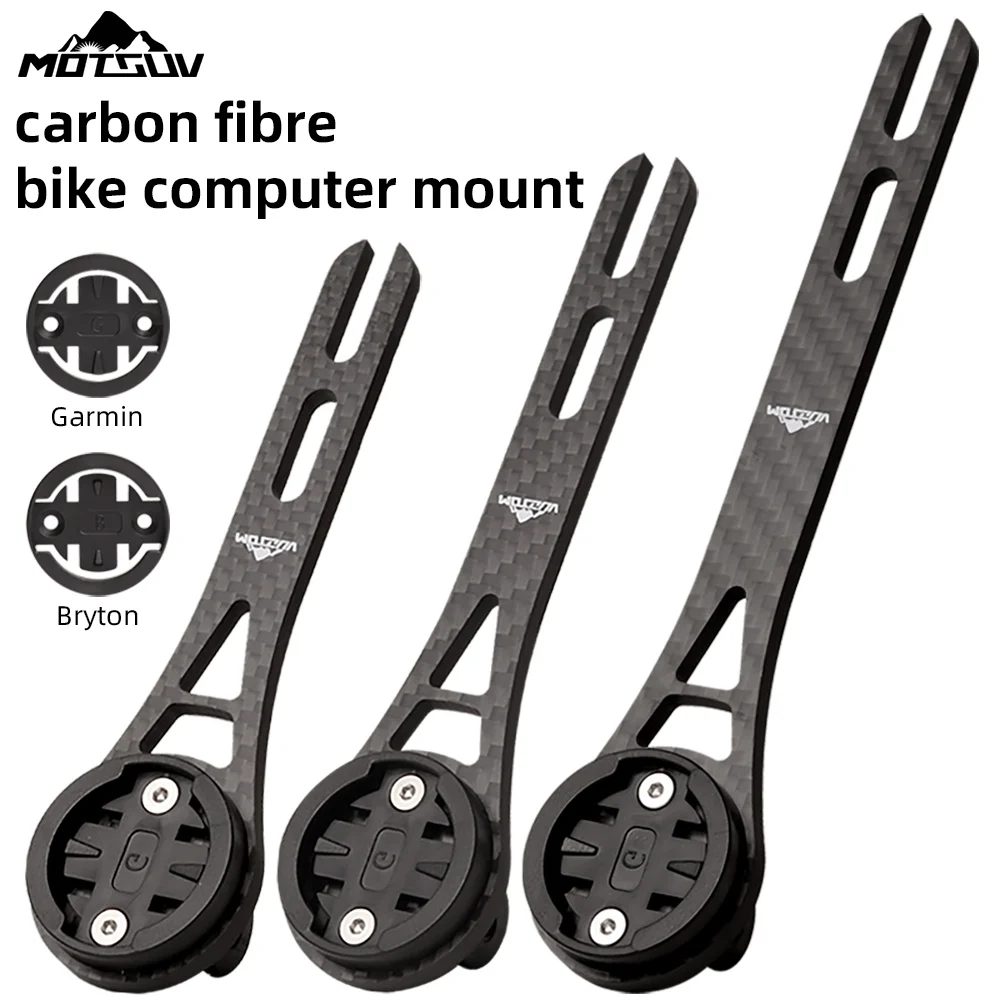 Motsuv Kohle faser Tacho halter integrierte Lenker halterung für Wahoo/Bryton/Garmin Tacho halterung Fahrrad zubehör