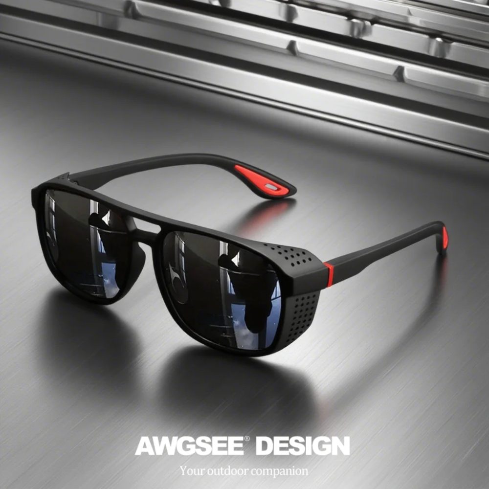 Professionelle Sport-Sonnenbrille ? polarisiert, winddicht, UV400, für Radfahren, Laufen, Outdoor-Enthusiasten, UV400