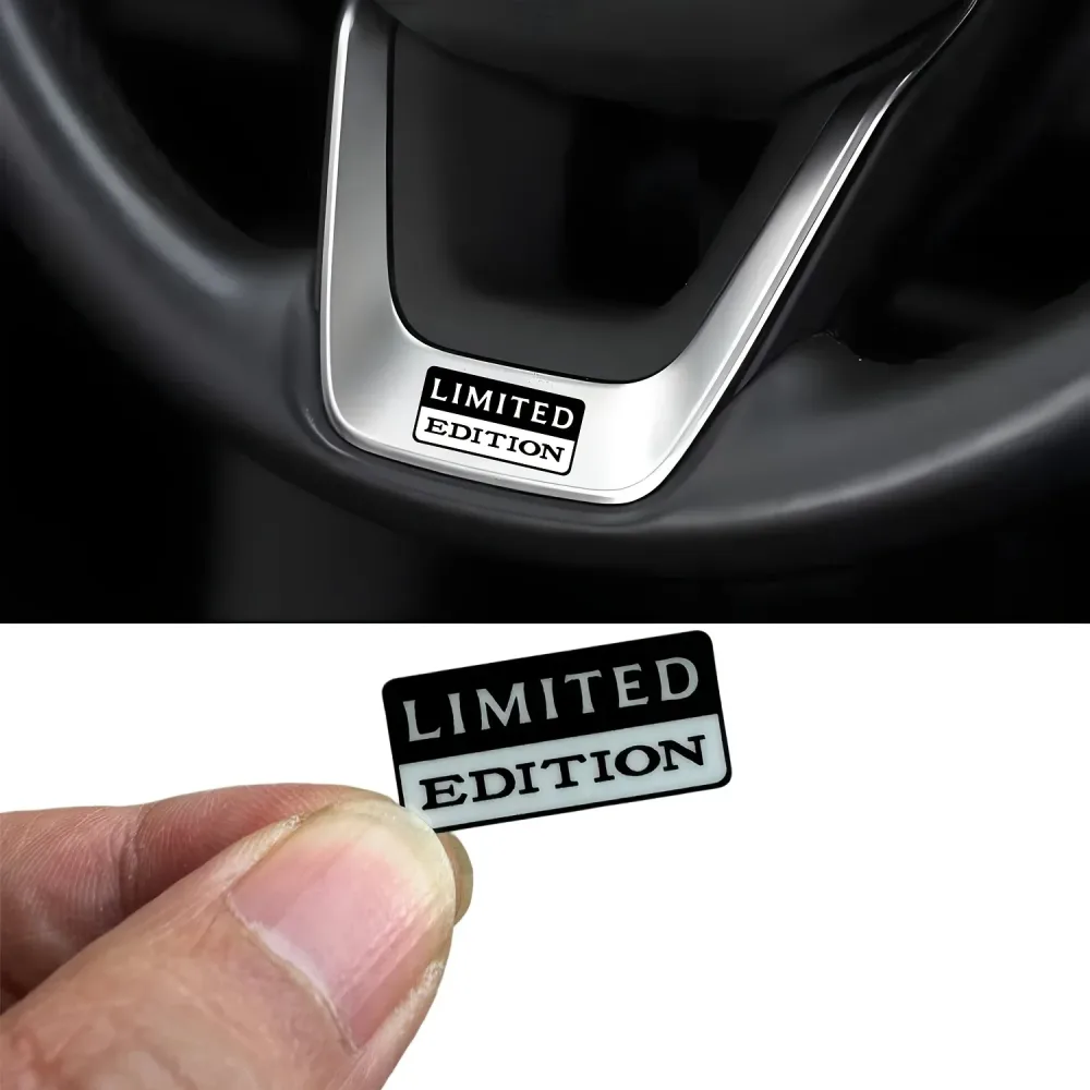 4-teiliges Set Limitierte Auflage Emblem Wasserdichte Vinyl-Aufkleber, Universelle Auto-Dekor-Accessoires für Alle Fahrzeuge