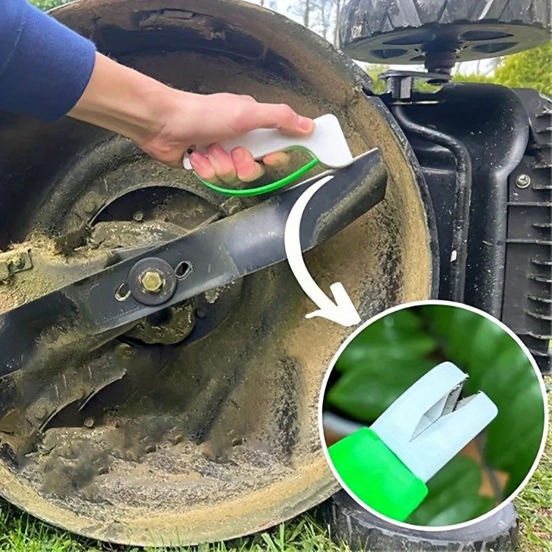 1 Stück tragbarer Messerschärfer aus Wolframstahl, manuelles Schärfwerkzeug, geeignet für Taschenmesser, gezahnte Klingen, Achsen und Schwerter
