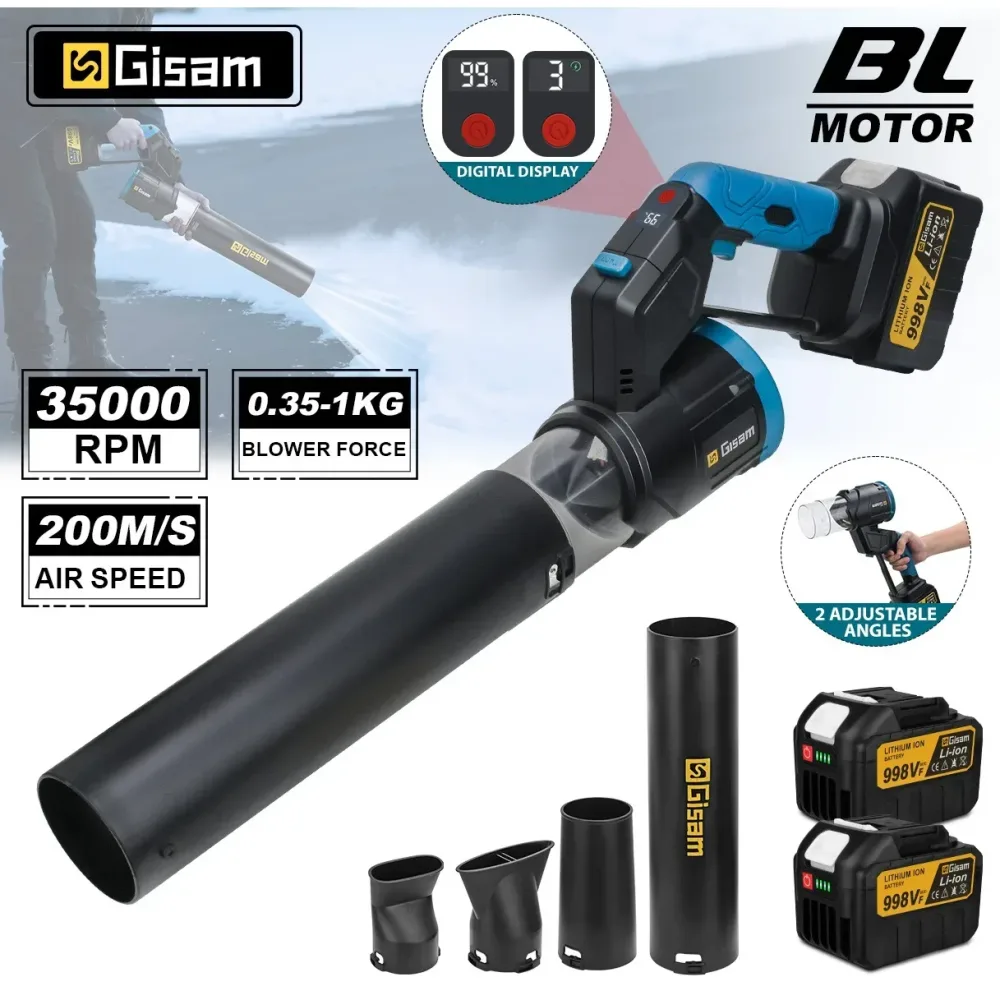 G? 35000 U/min bürstenlose elektrische Turbogebläse, Lüfter, Luftgebläse, Hand-Laubbläser, Staubblasen für Makita 18 V-Batteriestifte
