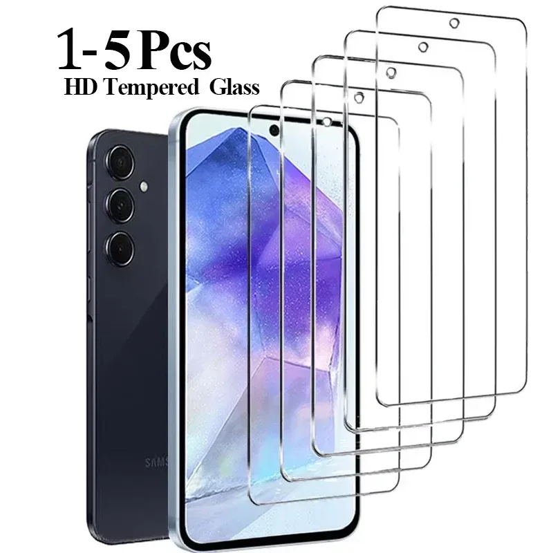 HD Displays chutz folie für Samsung S23 S26 A55 A35 A54 S25 gehärtetes Glas für Samsung S24 S21 S22 screen protector Galaxy S24 Ultra S23 Fe schutzfolie samsung a55