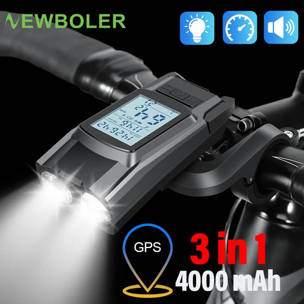 GPS Wireless Code Tabelle Lautsprecher Licht Drei in Einem Fünf-sterne Positionierung Lange Ausdauer Hohe Helligkeit Reiten fahrrad licht