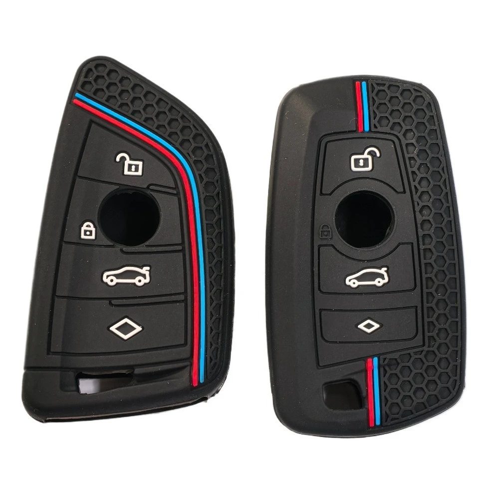 Silikon Auto Schlüssel Fall Abdeckung Shell Fob für BMW F30 F31 F32 F34 F20 F21 F07 F10 1 3 5 7 Serie X1 X3 G01 X4 G02 X5 F15 F16 M3 M4