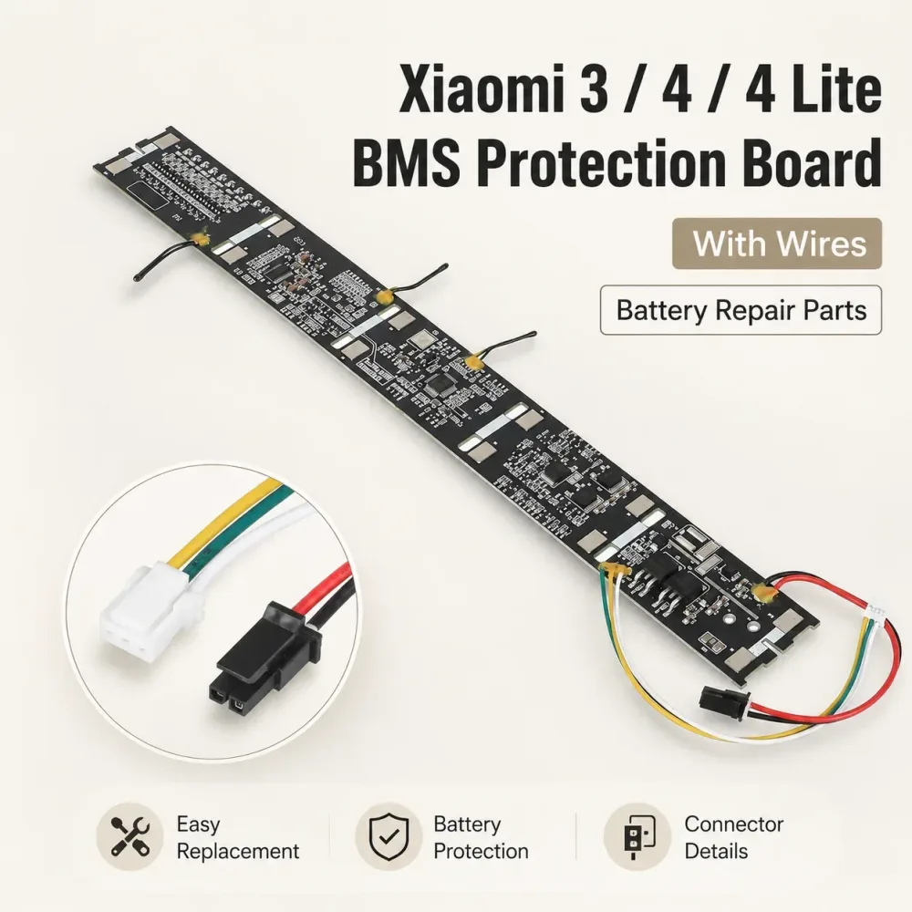 Batterie-BMS-Hauptplatine mit Kabeln für Xiaomi 3 4 4 Lite Elektroroller ? Ersatzteile zur Reparatur