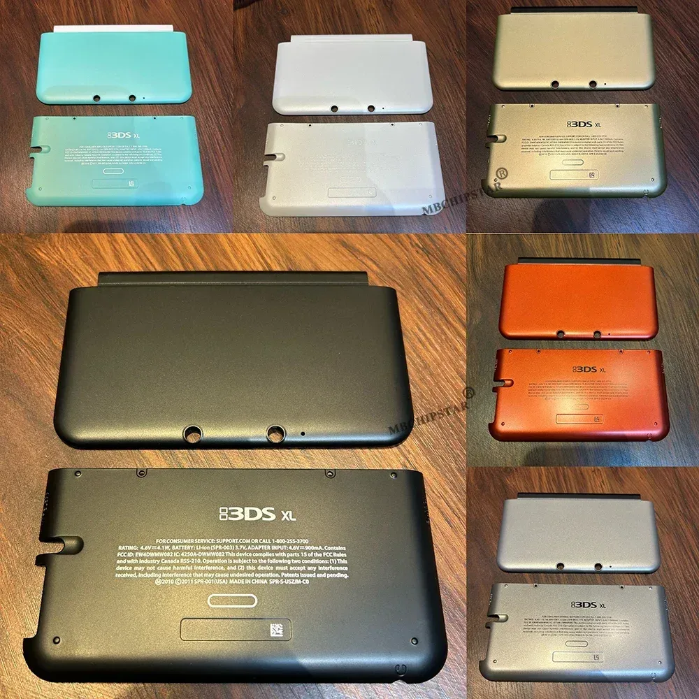 Hochwertiges Gaming-Zubehör für 3DS XL LL, obere und untere Abdeckung, Spielkonsolen-Gehäuse für 3DS XL LL, vordere und hintere Frontplatte, Gehäusehülle