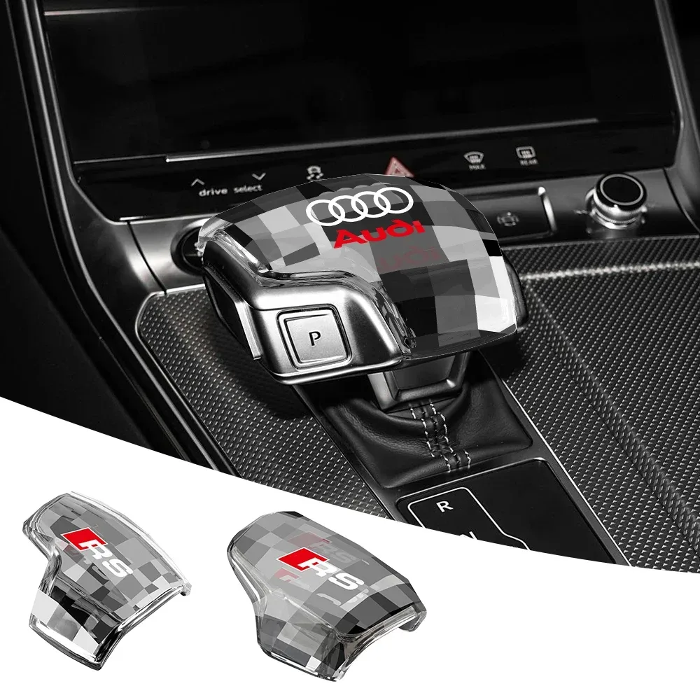 ? Auto-Kristall-Schaltknauf-Abdeckung für Audi S4 S5 Q5L SQ5 RS4 Q7 RS5 A5 RS7 A6 RS6 SQ8 A4/A4L S-Line RS