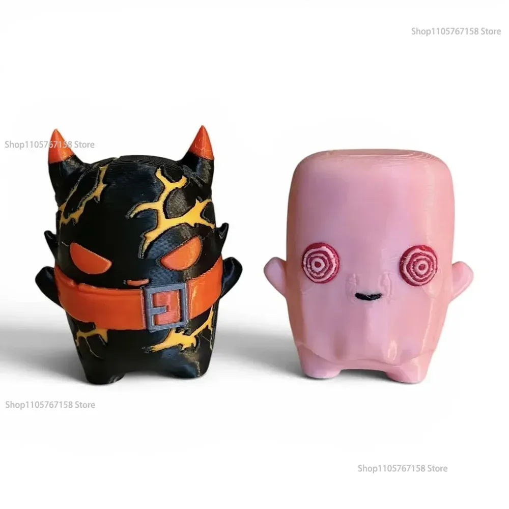 Neue Niedliche 3D-Gedruckte Cartoon-Monster-Statue, Kawaii Alien-Statue, Party-Tischdekoration, Sammlerstück, Einzigartiges Geschenk für Feiertagspartys