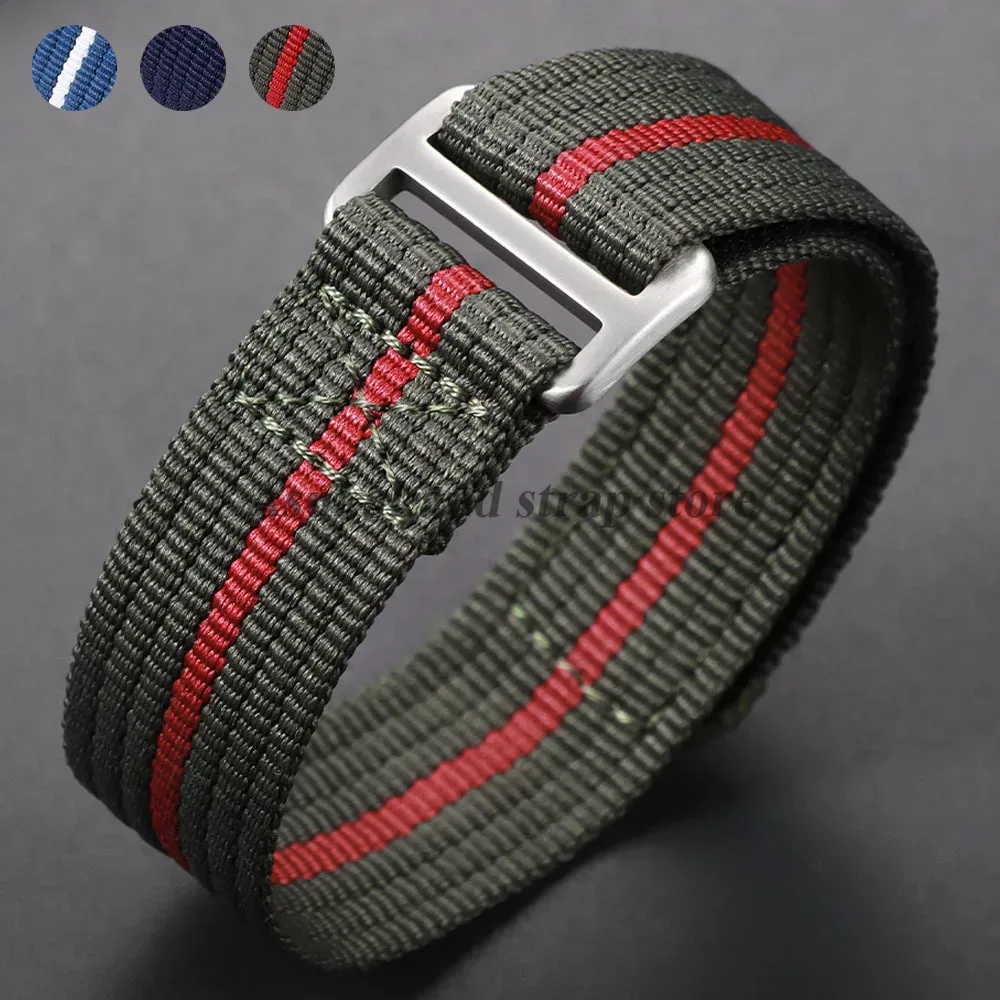 20mm 22mm Nylon Canvas Stoff Uhrenarmband für Tudor für BLACK BAY für Kragen Verstecktes FXD Armband für Männer Outdoor Sport Armbänder