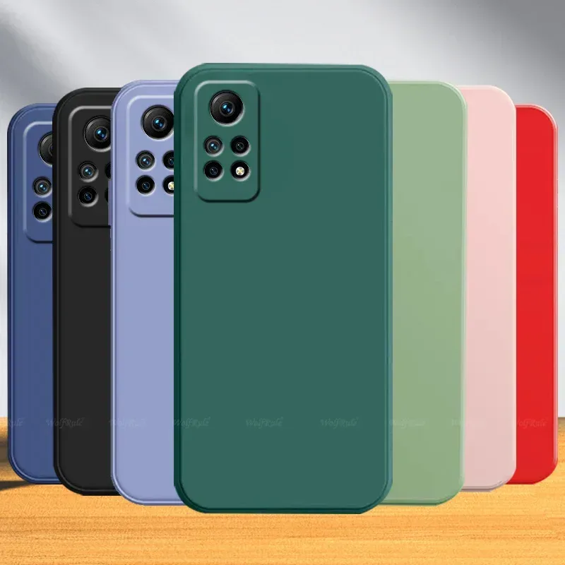 Für Xiaomi Redmi Hinweis 12 Pro 4G Fall Redmi Hinweis 12 Pro 4G Abdeckung Funda Stoßfest Original Flüssigkeit silikon Fall Redmi Hinweis 12 Pro