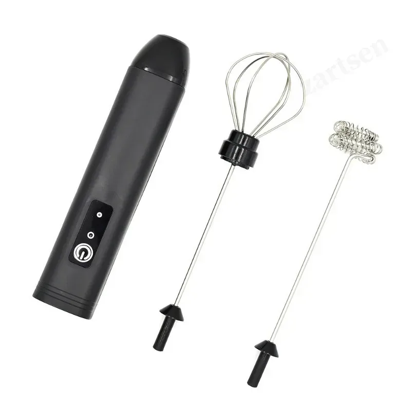 Kaffee-Aufschäumer/Milch-Schneebesen+Eierschläger MINI Handmixer USB Aufladbar Tragbare Espresso-Utensilien