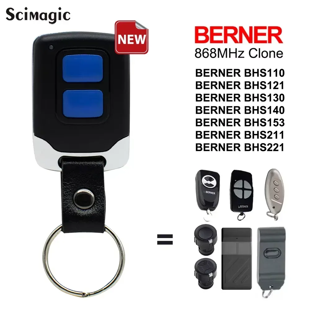 Berner 868 Mhz Duplikator Garagentor Fernbedienung Öffner Klon BHS211 BHS221 BHS110 BHS121 BHS130 BHS140 BHS153 868mhz