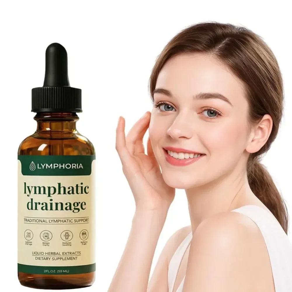 59ml Natürliches Kräuter-Körperpflege-Premium-Ampullenserum für Lymphdrainage, Verbesserung der Schwellungspflege, Reduzierung von Toxinen, Hautpflege