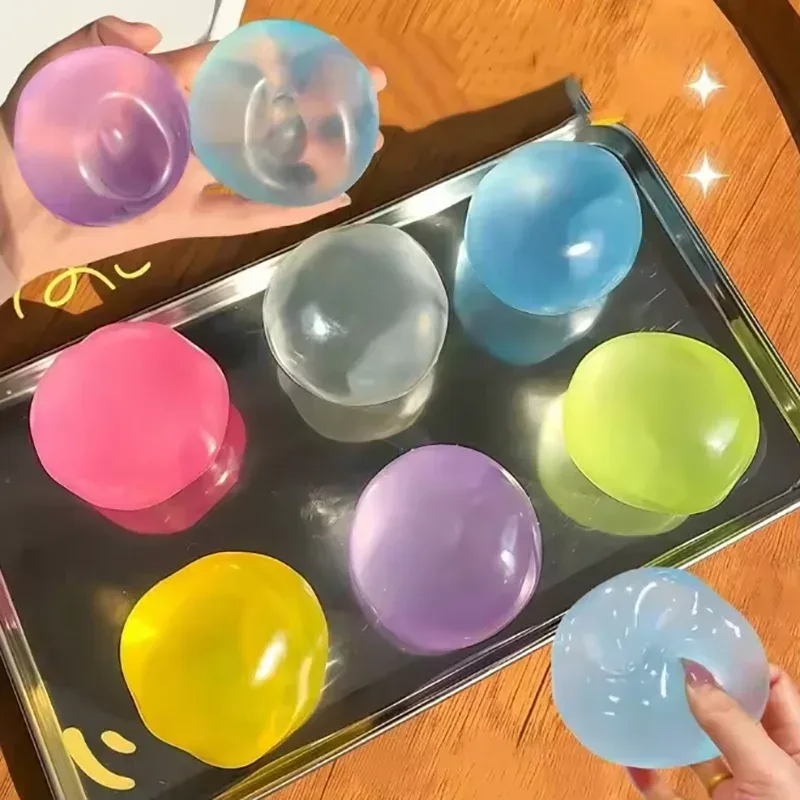Weicher und quetschbarer Kokosnussöl-Quetschball, handgefertigtes Fidget-Spielzeug zur Angstlinderung, Oster-Stressabbau-Handspielzeug