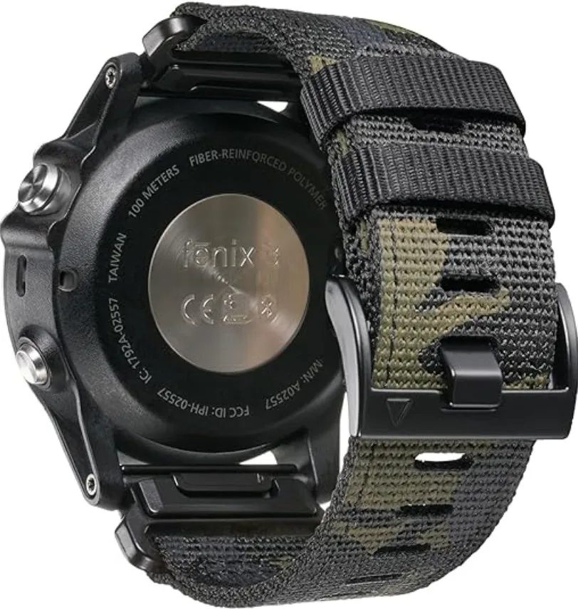 QuickFit 22 mm 26 mm Nylonarmband für Garmin Fenix 7 7X 6X Pro/Epix Pro Gen 2 51 mm 47 mm/Fenix6 5Plus 5XPlus geflochtenes Armband