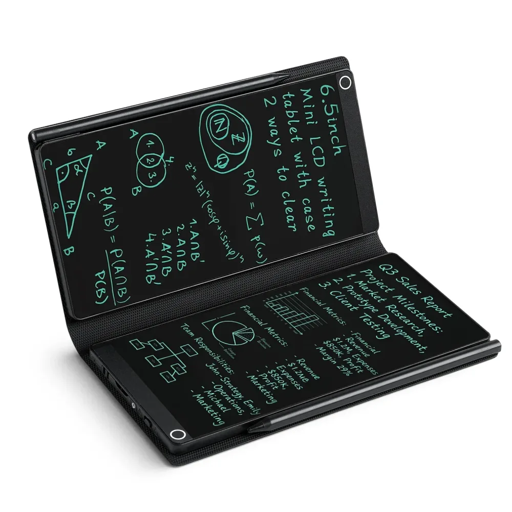 6,5-Zoll-Mini-LCD-Schreibtablett, leichtes Notizbuch und digitaler Notizblock für Meetings, Einkaufen, Lernen, Kritzeln, ideales Geschenk für Erwachsene.