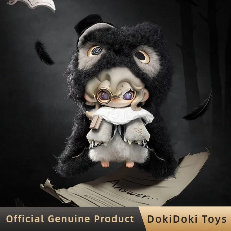 Original Moonin Covered Night Series Blind Box Niedlicher Plüsch-Anhänger Desktop-Figur Taschenanhänger Mystery Box Trendige Spielzeuge Geschenke