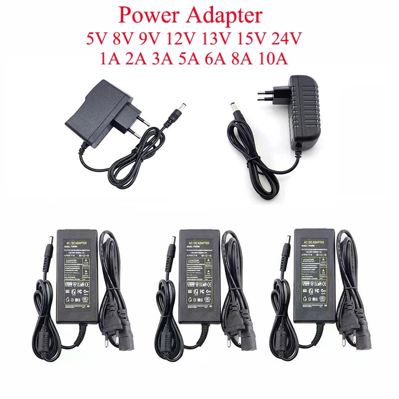 AC 220V ZU DC 5V 6V 8V 9V 12V 13V 15V 24V LED Netzteil Adapter 1A 2A 3A 5A 6A 8A 10A Netzteil 220V Netzteil