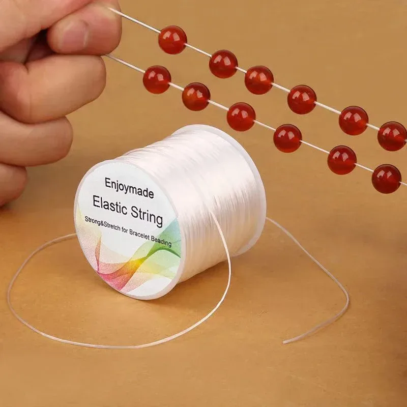 Elastische Armbandschnur, Stretchperlen für die Schmuckherstellung und die Herstellung von Armbändern und Halsketten