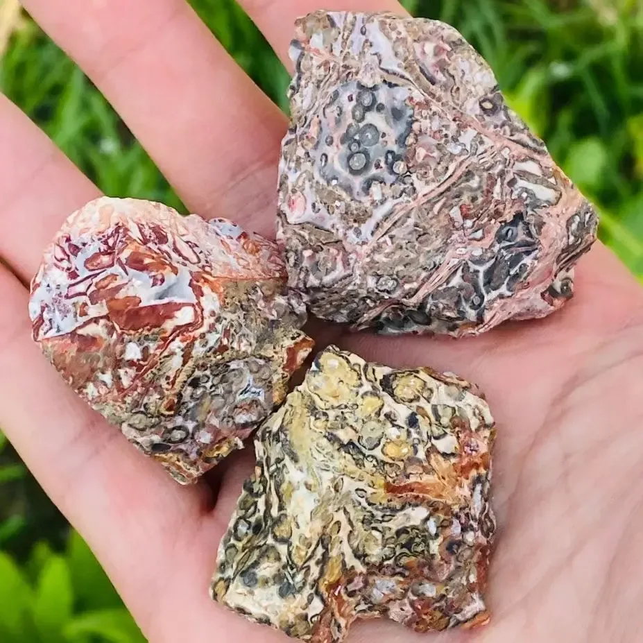 Naturstein Leopardenfell-Jaspis Rohstein Quarz Rohe Mineralproben Spirituelle Heilkristalle Hexerei Raum- und Heimdekoration