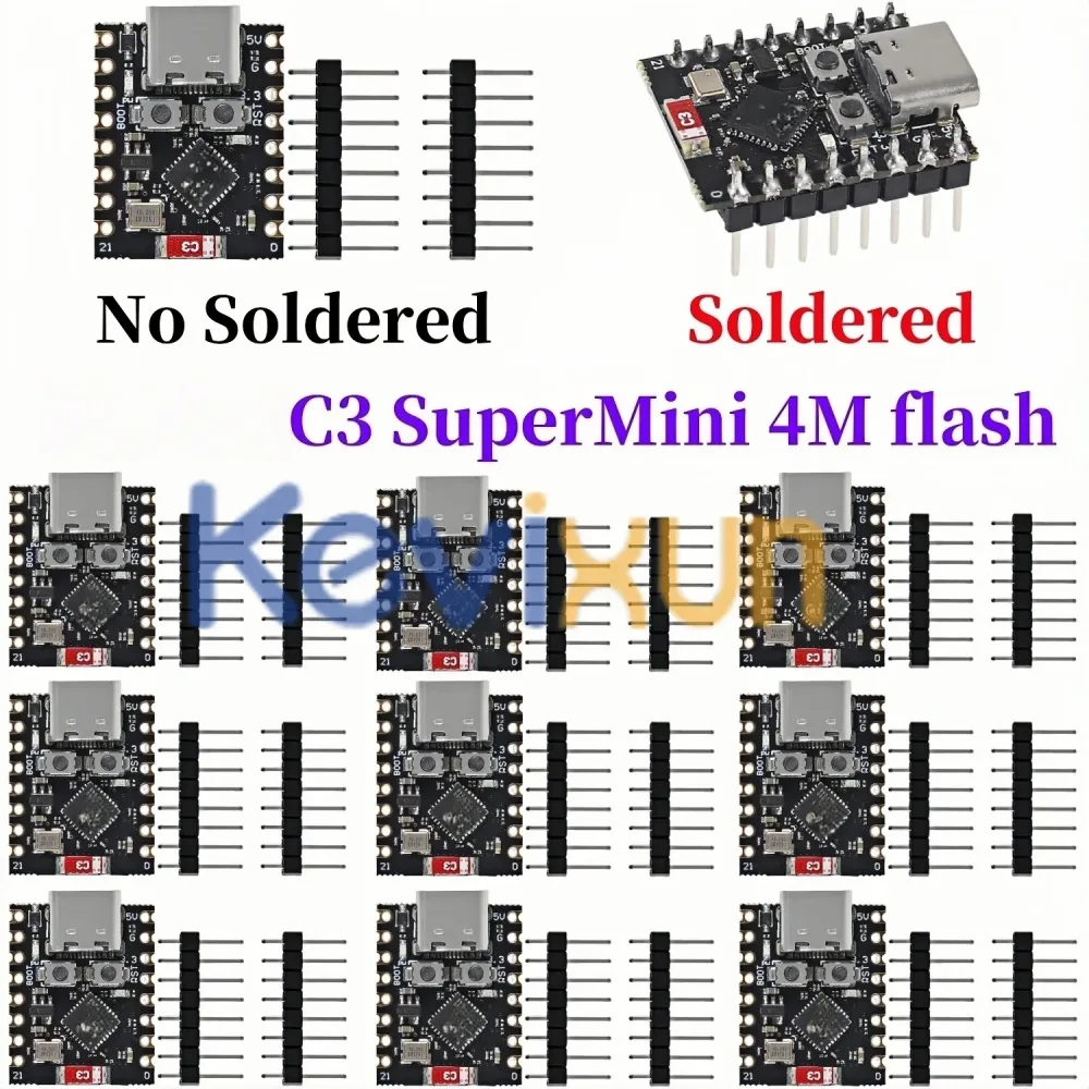 1-10 Stück/ESP32 C3 Entwicklungsboard-Module Mini WLAN BT Bluetooth Modul Prozessor RISC-V ESP32-C3 SuperMini 4M Flash Type-C