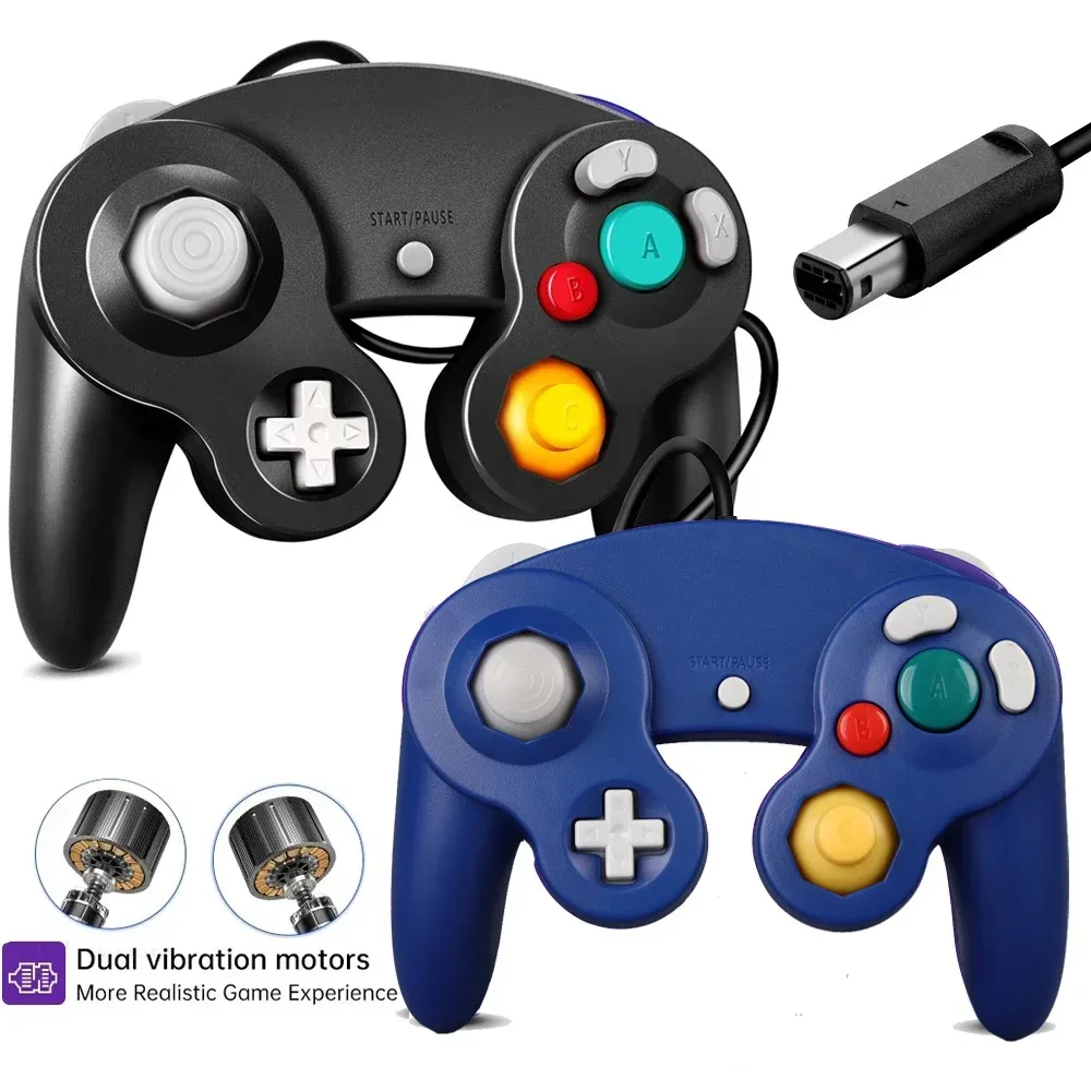 Für Gamecube Controller USB Wired Handheld Joystick Kompatibel Nintend Für NGC GC Controle Für MAC Computer PC Gamepad