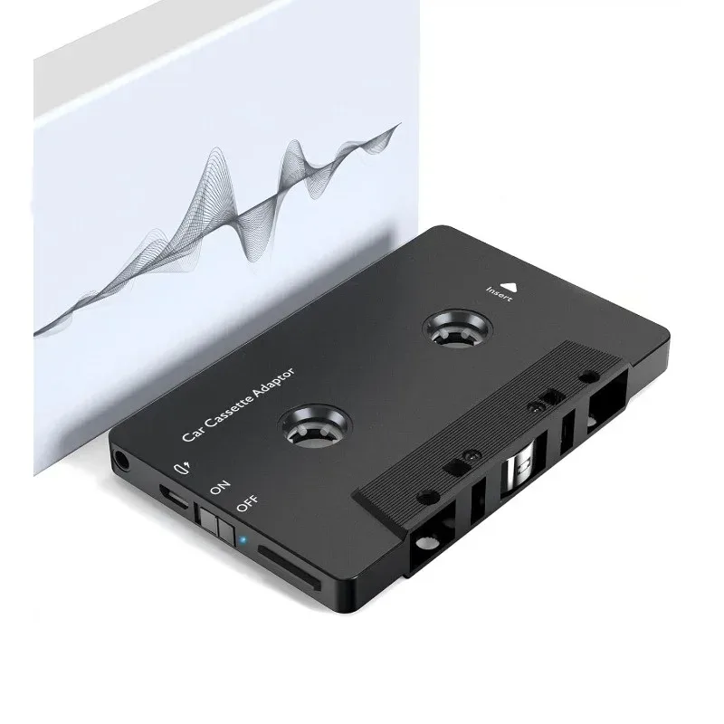 Kassetten-Bluetooth-Adapter für Auto, Bluetooth 5.1-Kassettenadapter, Car Audio Bluetooth Wireless Cassette Receiver