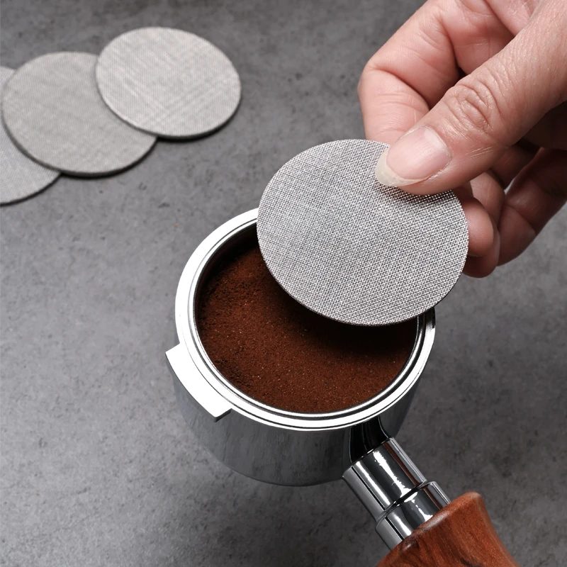 Wiederverwendbarer Espresso-Puck-Siebfilter, Kontakt-Duschsieb für 51 mm, 54 mm, 58 mm Breville Siebträger, Barista-Maschinenzubehör