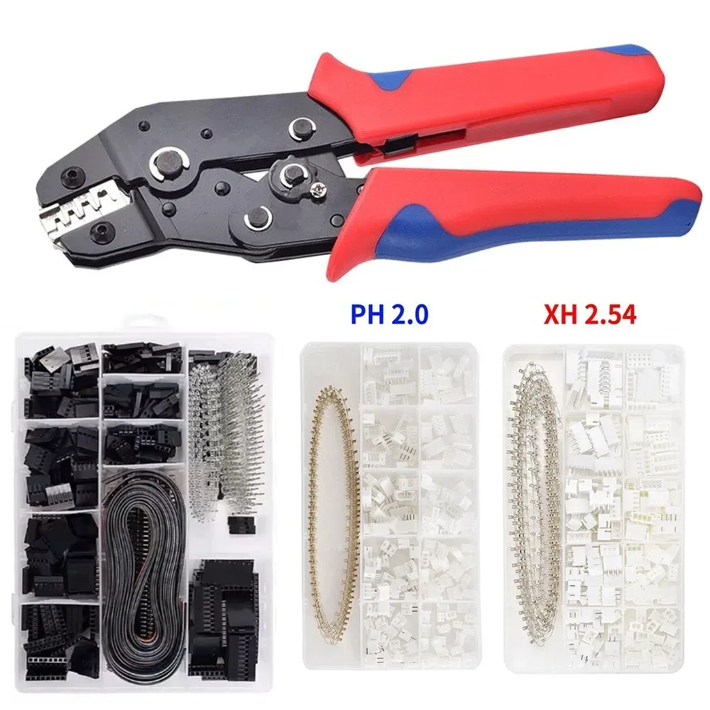 SN2549 Ratschenzange für JST PH 2.0mm, XH 2.5mm, VH 3.96mm, JWPS 4.0mm Steckverbinder, Dupont Anschluss-Crimpzange