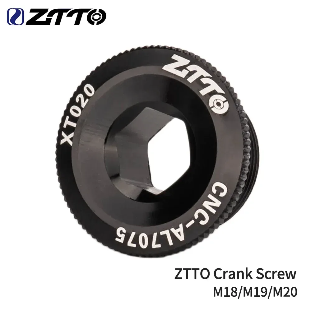 Ztto fahrrad kurbel garnitur aluminiums ch raube kurbel arm schraube kappe 5 farbe m20 m19 m18 universal für mtb rennrad m6000 105