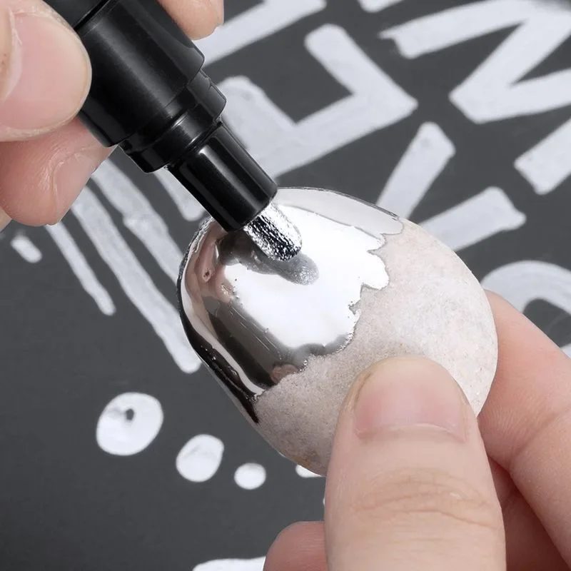 1/2/3 stücke Spiegel Marker Stift DIY Reflektierende Farbe Stifte Spiegel Marker Chrom Gold SILBER Kupfer Farbe Unterschrift Auto kunst Handwerk