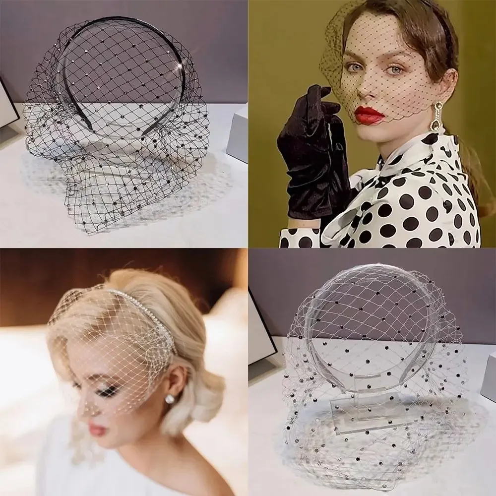 Hochzeits feier Kleid Schleier Stirnbänder Haarschmuck Haarschmuck Party Bühne Kopf bedeckung Kopfschmuck elegante Schleier Haarband