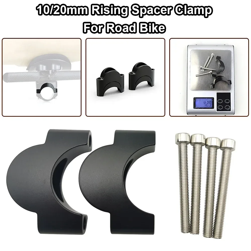 Fahrrad Rest Bar Riser Spacer Für TT Lenker Teile 31,8mm 10/20mm Rising Spacer Clamp Rennrad Zubehör