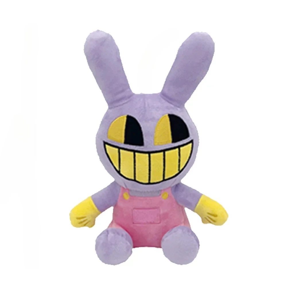 Neu: Der Erstaunliche Digitale Zirkus Pomni Jax Plüschtier Anime Niedliche Theater-Kaninchen-Puppe Gefüllter Cartoon-Clown Weihnachtsgeschenk für Kinder