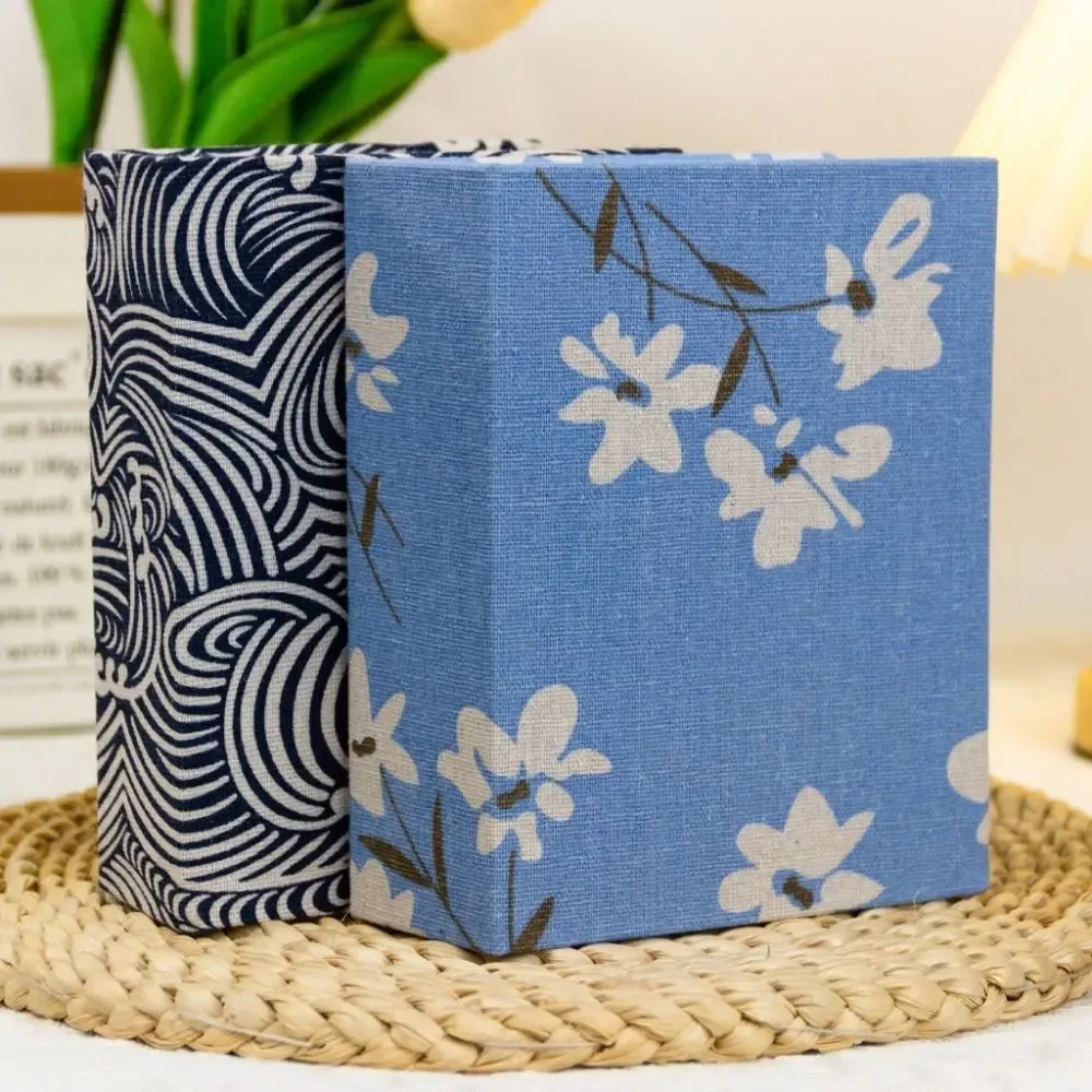 Neues Fotoalbum mit 100 Taschen, 4 x 6 Fotos, kleines Sammelalbum, Leinenhülle, Slip-in-Bilderalben, DIY beschreibbare Fotoaufbewahrung