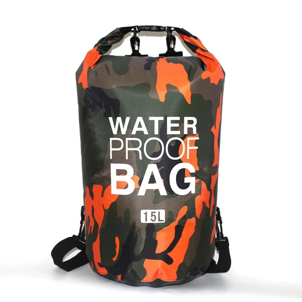 2/5/10/15/20/30L Outdoor Camouflage Wasserdichte Tragbare Rafting Tauchen Dry Bag Sack PVC Beschichtete Schwimmen Taschen für Fluss Trekking