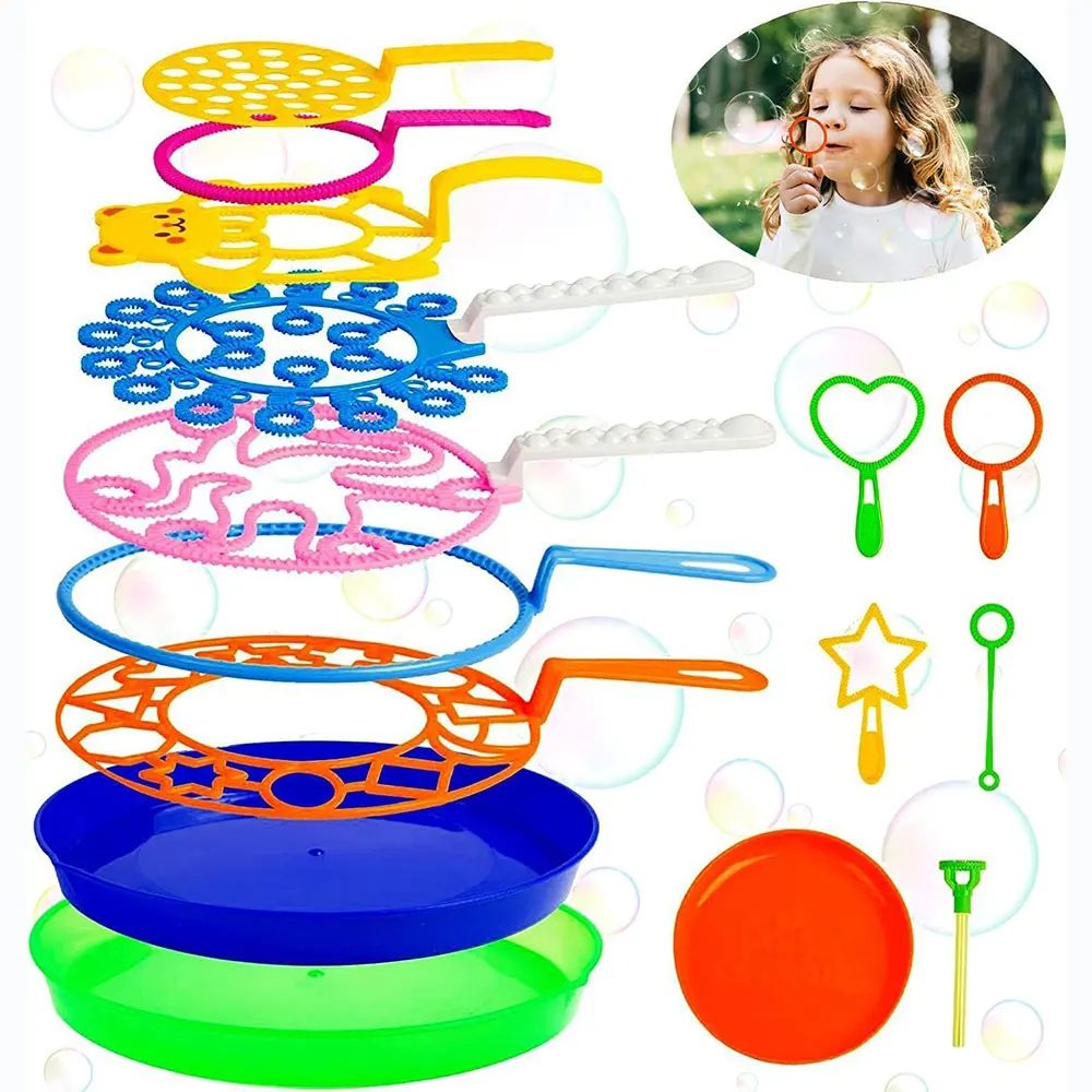 3/7Pcs Blase Blasen Werkzeuge Seife Blase Stick Set Blase Blasen Spielzeug Outdoor Kinder Spaß Spielzeug Familie interaktives Spielzeug