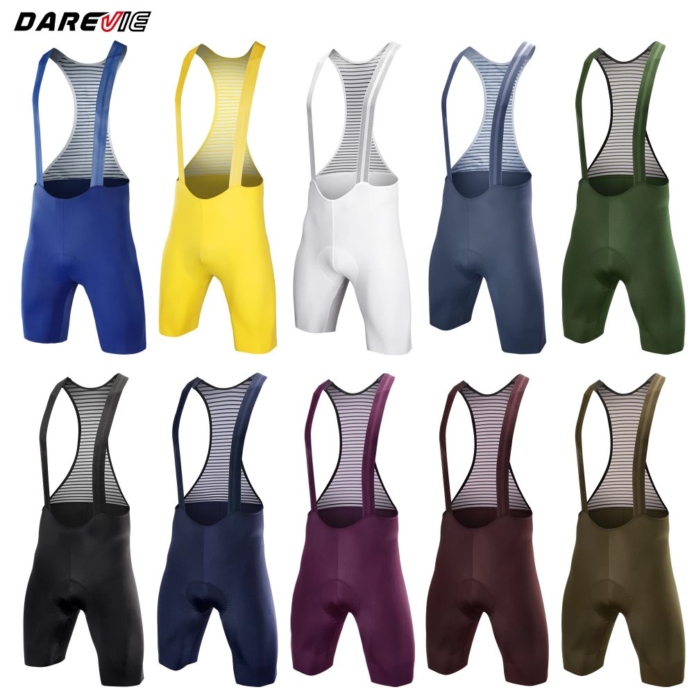DAREVIE Herren Radsport-Trägerhose Nahtlos 2.0 PRO Level Herren Radsport-Shorts 6H 500KM Ride Herren Radsport-Trägerhose 4-Wege-Stretch