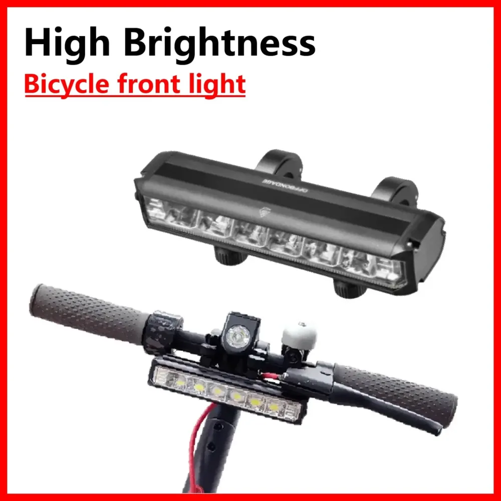 Front LED Licht Für Xiaomi Ninebot Elektrische Roller 2000 mAh 4000 mAh Wasserdichte Taschenlampe USB Lade Fahrrad Radfahren Lampe